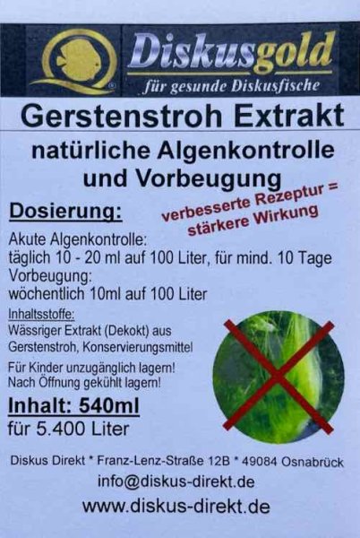 Gerstenstrohextrakt - natürliche Algenvorbeugung und Kontrolle